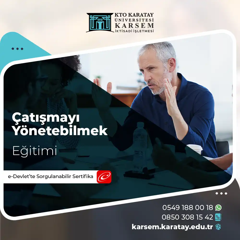 Çatışmayı Yönetebilmek Eğitimi Sertifika Programı
